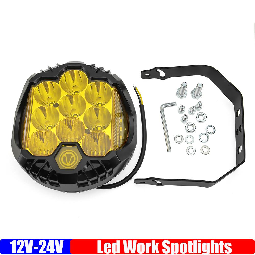 Автомобильные светодиодные спортивные рабочие фары для Lada Offroad 4X4, дополнительные огни, светодиодная фара дальнего света 7 дюймов, комбинированная фара light