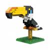 KNEW BUILT 3D Pet Micro Mini Building Block Toy-ToucanPelicanRoosterSeagullMacaw-Fun & Educational GiftKids Favorite Animal