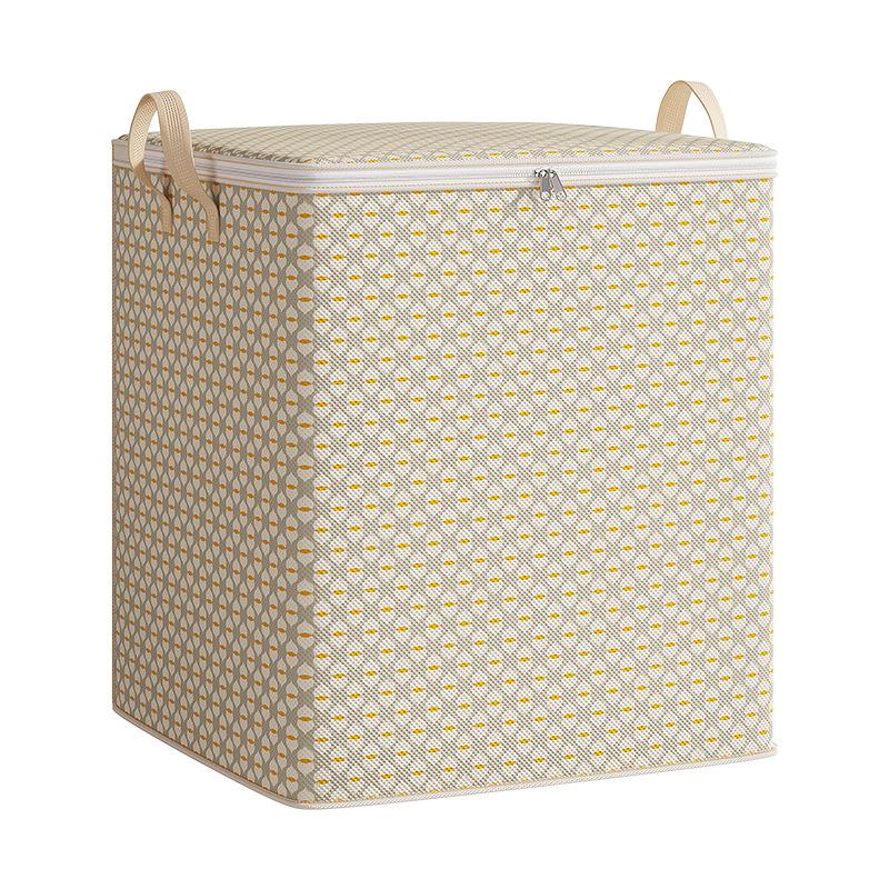 Gray Non-Woven Fabric Clothing Storage Bag - Jumbo Organizer for Bedroom
