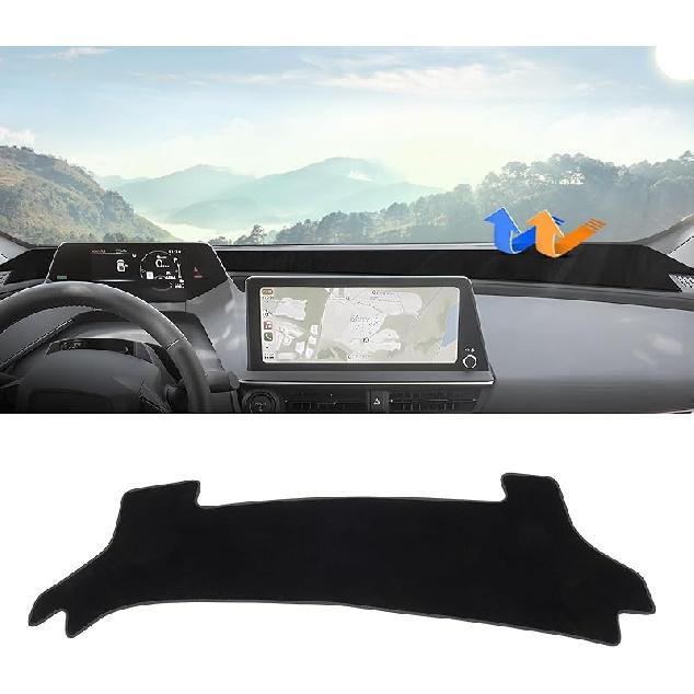 Autorder Dashboard Cover Mat For 2002-2005 Dodge Ram 1500 & 2003-2005 2500/3500 Accessories Dash Cover Flannel Dash Mat Sunshade Glare UV Rays