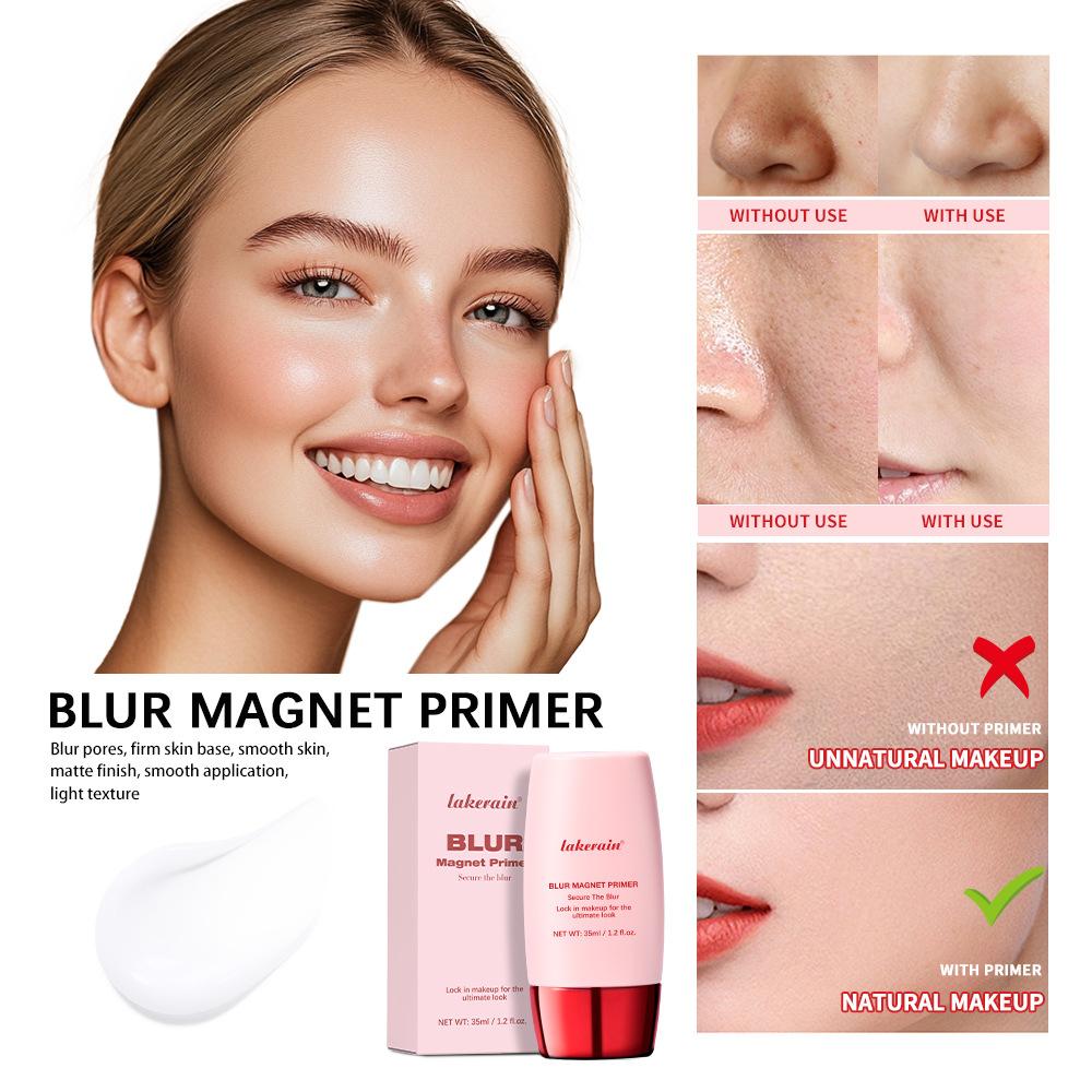 Blur Magnet Primer Base Makeup Natural Matte Make Up Foundation Blur Primer Pores Invisible Even Skin Tone Facial Base Cosmetics