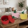 Large Capacity Cotton Rope Storage Basket Decorative Stationery Storage Box  Bedroom