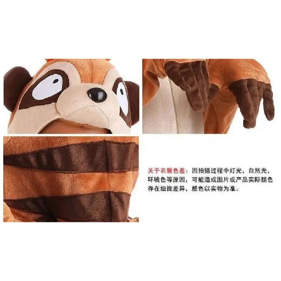 Cos Costume d'Halloween Journée des Enfants Spectacle sur Scène Cosplay Adulte Enfants Animal Africain Mangouste Suricate Costume de Jeu de Rôle