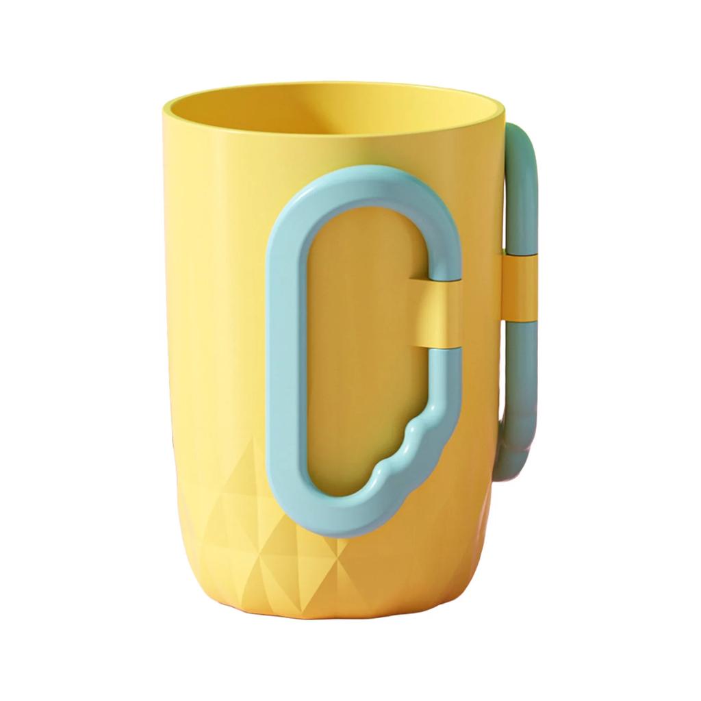 Cute Solid Color Ceramic Toothbrush Cup, Nordic Minimalist Bathroom Tumbler for Home Dorm Kids