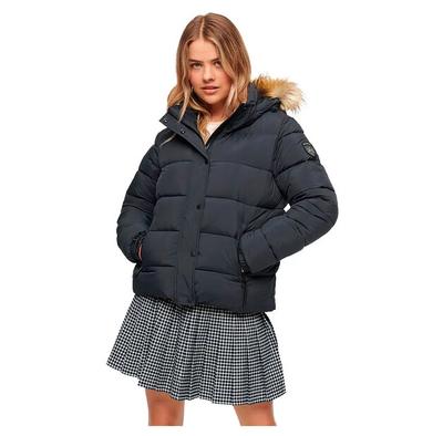 Superdry Faux Fur Puffer Jacket