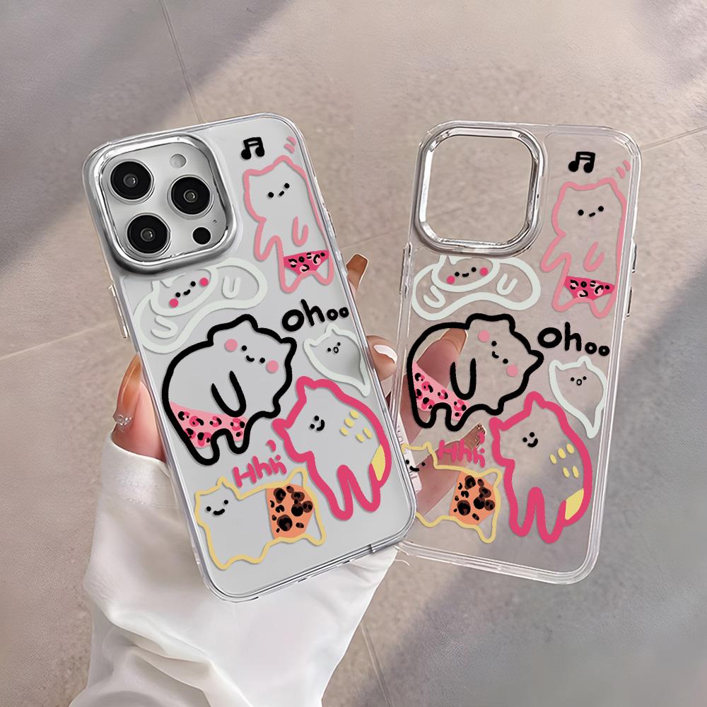 Transparent phone case for iPhone 11 12 13 iPhone 13 14 15 Pro 15 16 Pro Max Samsung A15 A16 A25 A26 A55 A56 S25 S24 S22 S23 Ultra S25 Edge