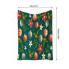 Tuniu Soft Plush Throw Blanket Decorative Sofa Bed Room Cushion Cover Floral Pattern Warm Cozy Throw Blanket