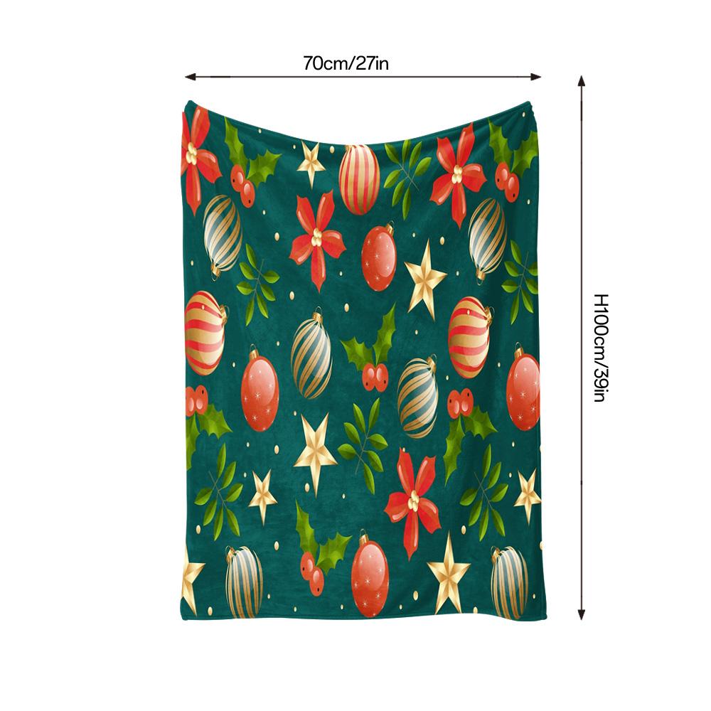 Tuniu Soft Plush Throw Blanket Decorative Sofa Bed Room Cushion Cover Floral Pattern Warm Cozy Throw Blanket