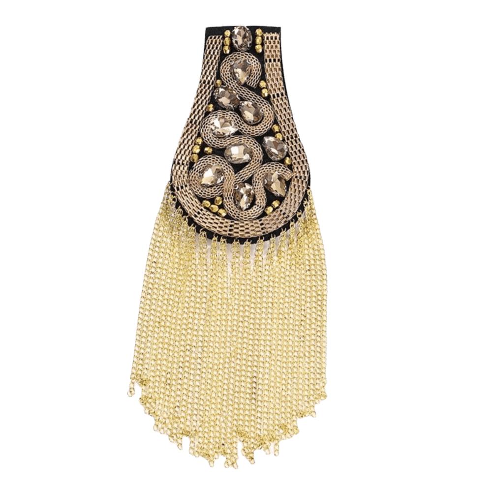 Epaulet Tassel Chain Shoulder Board Punk Epaulette Exquisite Star Shoulder Flash Girl