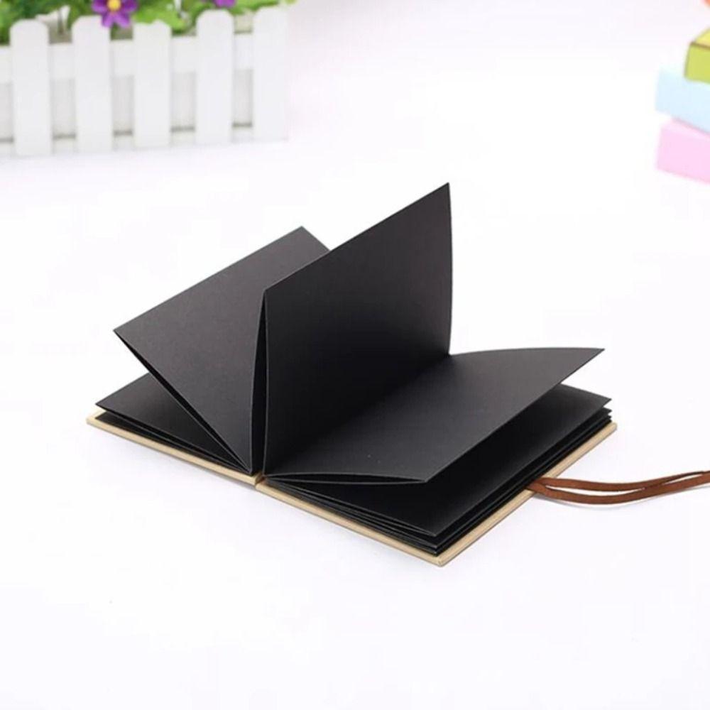 DIY Photo Album Kraft Paper Photo Holder Creative Handmade Scrapbook  Kids