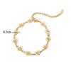 Stainless Steel Daisy Flower Bracelet Necklace for Women Girl Candy Color Sunflower Waterproof Non Fading Jewelry