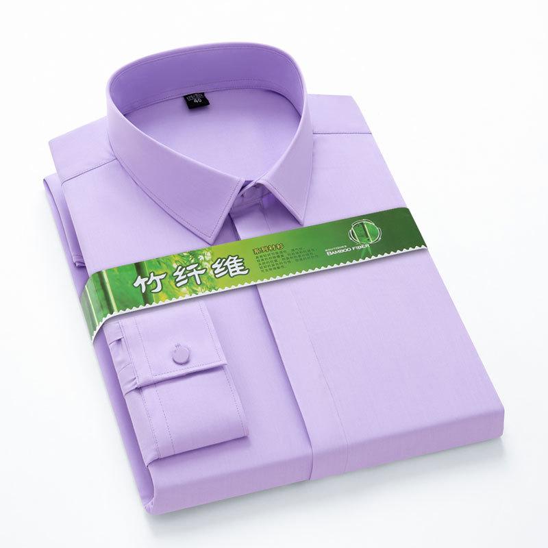 New Quality Anti-Wrinkle Men Shirt Long Sleeves Dress Shirts For Men Slim Fit Camisa Social Business Blouse Stripe Shirt 6XL 7XL