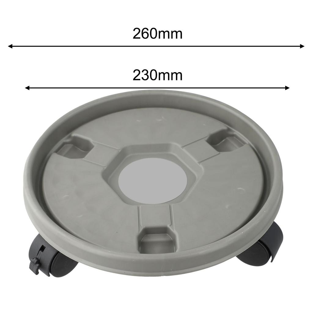Useful New Practical Flowerpot Base Home Outdoor Living Plastic Removable With Wheels Accessories Cottom Garden
