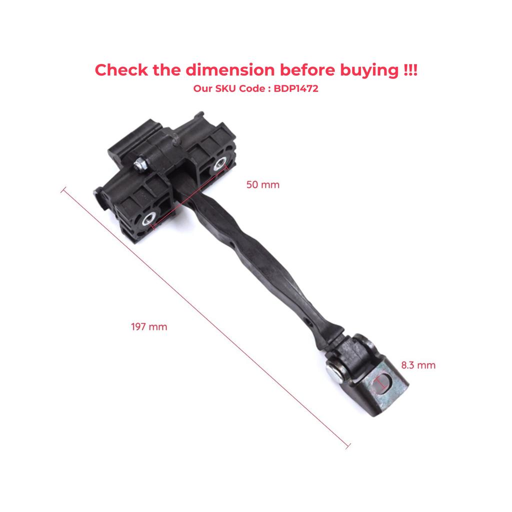 EDP1472 Front Door Stop Check Assy Limiter Strap for Skoda Kamiq NW4 Scala NW1 2019-On 654837249