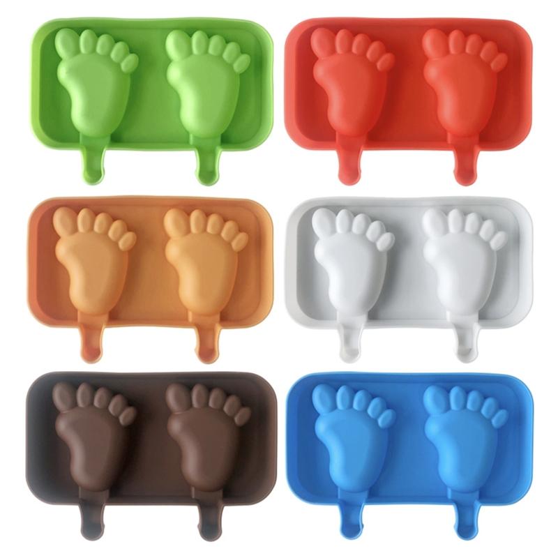 Silicone Ice for Pop Molds Easy Release Ice for Pop Maker Reusable DIY Popsicles Tray Holders for Making Ice Cream BPA F