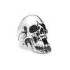 Vintage Gothic 316L Stainless Steel Skull Rings For Men Women Punk Hip Hop Motorcycle Band Jewelry Halloween Gifts