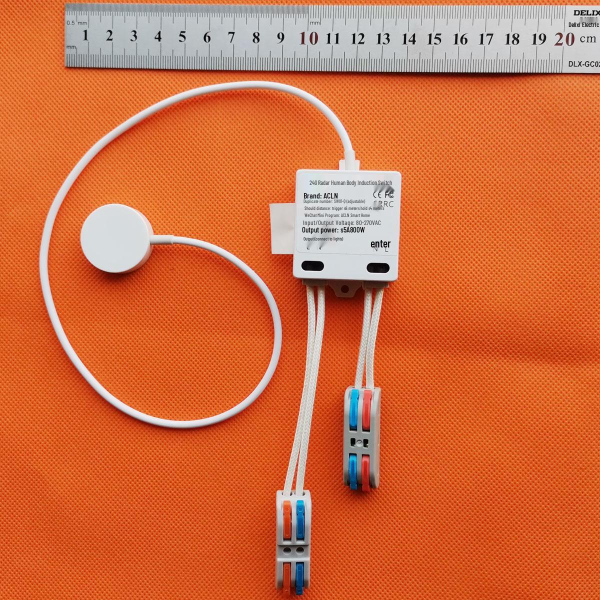 

ACLN Автоматический датчик присутствия: Свет включается автоматически при обнаружении, выключается при отсутствии людей. Идеально подходит для кухни, ванной комнаты, коридора.