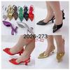 2026 Autumn Bestseller: Women's One-Strap Thin Heel Rhinestone Sandals with Non-Slip Soft Sole