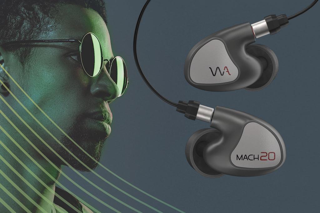 Westone Audio MACH Series WA-M20 Universal IEM, Gunmetal Gray [2BA]