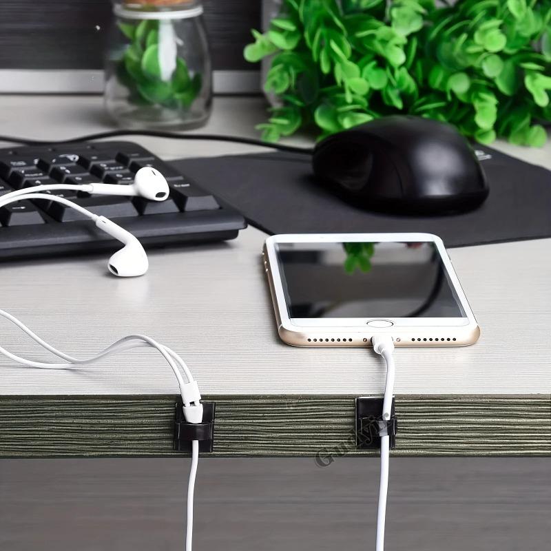 3/5/10pcs Wire Fixing Buckle Optical Fiber Wiring Buckle Cable Fixing Clamp Cable Organizer Desktop Organizer Cable Clip