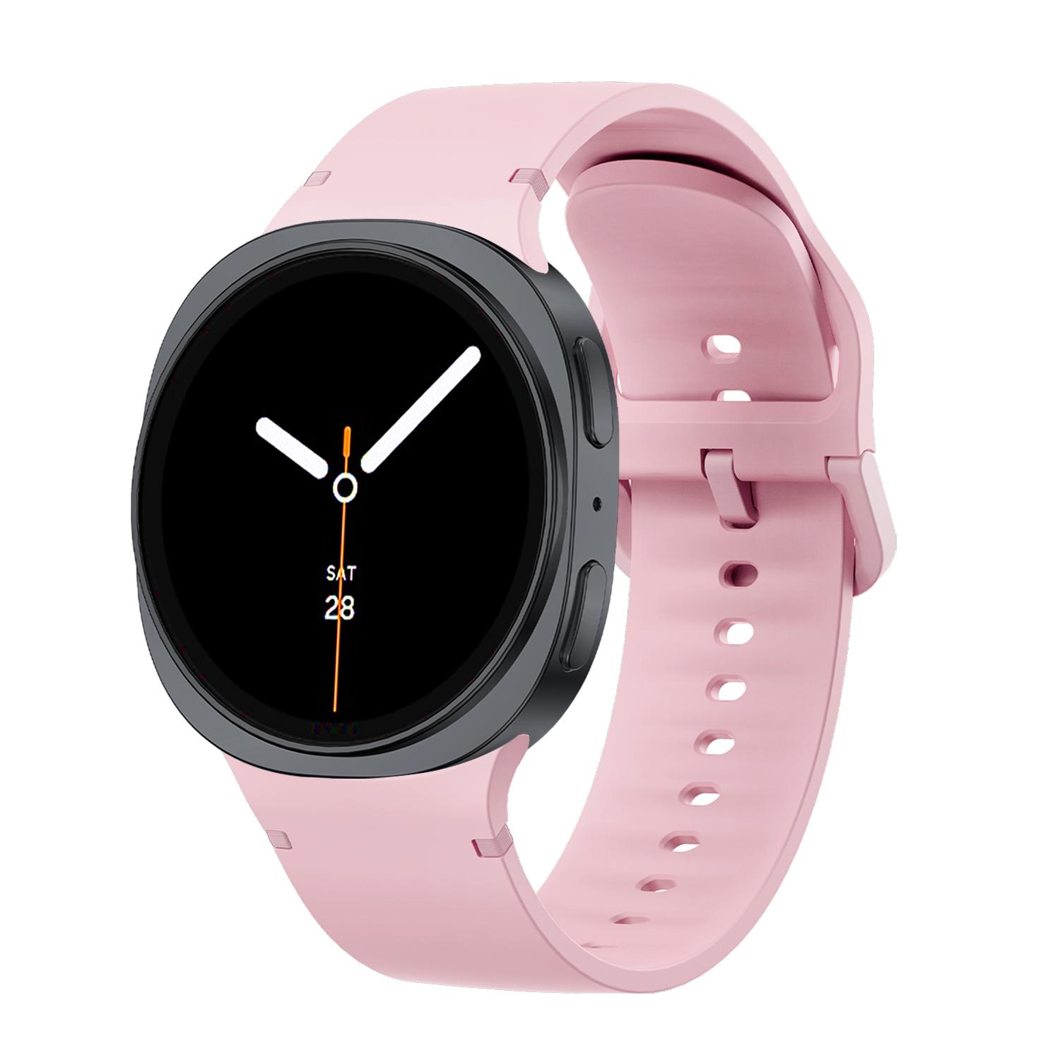 

Оригінальний силіконовий ремінець для Samsung Galaxy Watch 8/8 classic 40мм 44мм 46мм Спортивний correa pulseira Браслет Galaxy Watch 8 galaxy 8classic 46mm&20mm