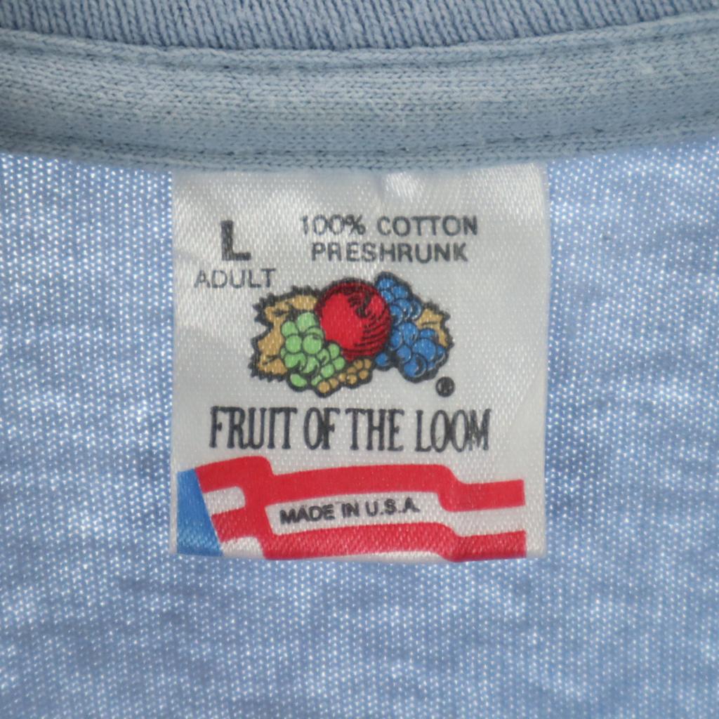 FRUIT OF THE LOOM 90s Old USA made Jesus Christ Short sleeve Jesus Single Stitch T-shirt Men's Used