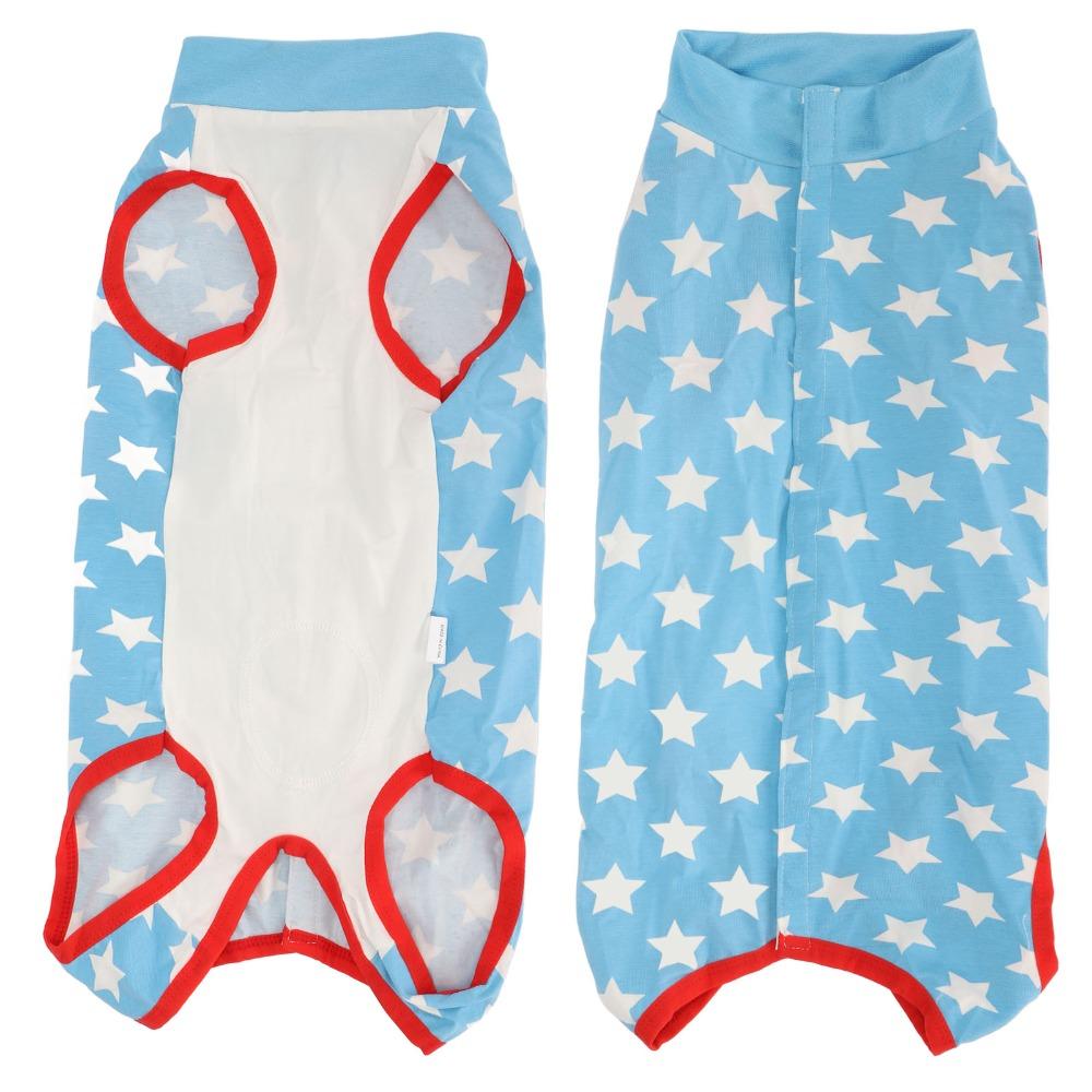 Soft Fabric Dog Surgery Suit High Elastic Pet Neutering Suit Cat Recovery Shirt  Wound Protection