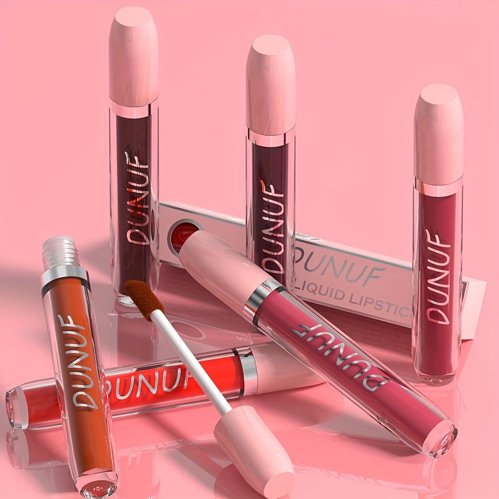 Rouge à lèvres mat 25 couleurs, imperméable, longue tenue, ne se décolore pas, antiadhésif, texture velours, lèvres naturelles, teintes rouges