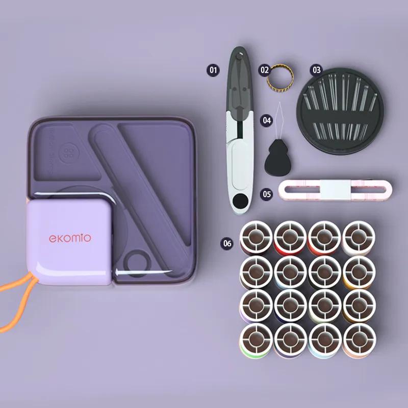 Needle And Thread Box Set Portable Multi Functional High End Hand Sewing Needle Thread Bag Sewing Tools Dormitory Sewing Storage Box YLE488