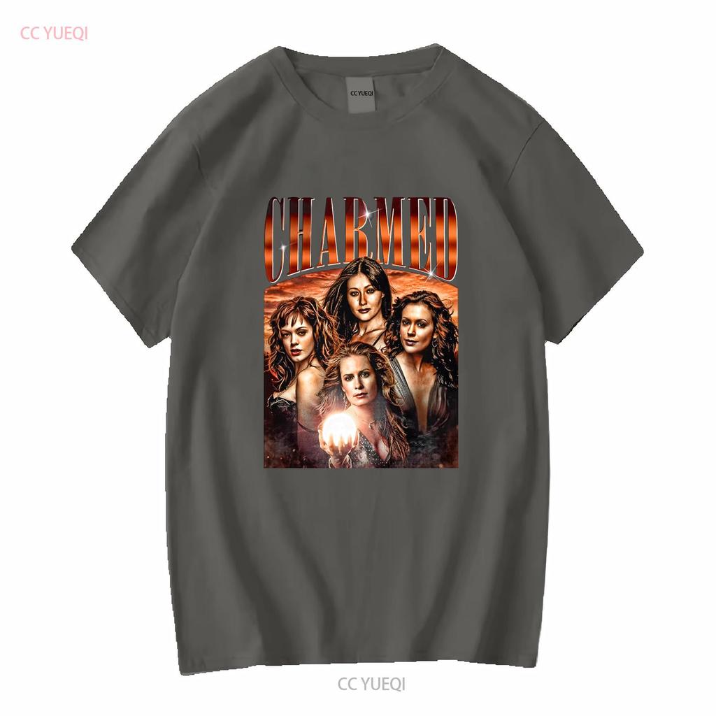 T-shirt Limited Halliwell Charmed Ispirata Vintage Serie TV per Donna e Uomo manica lunga o corta vintage lavata streetwear