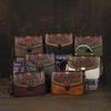 Johnature Borsa da donna in pelle goffrata fatta a mano, borsa vintage, borse a tracolla e a spalla versatili