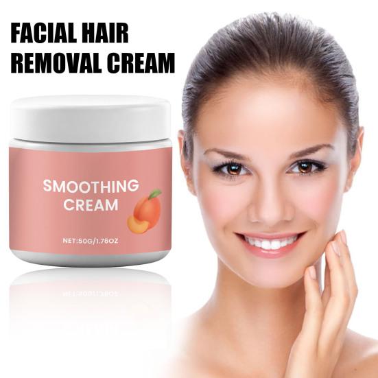 1/2Pcs Hair Removal Cream Silky Smooth Skin Peach Aloe Vera Chamomile Avocado Gentle Effective Hydrating Hair Remover