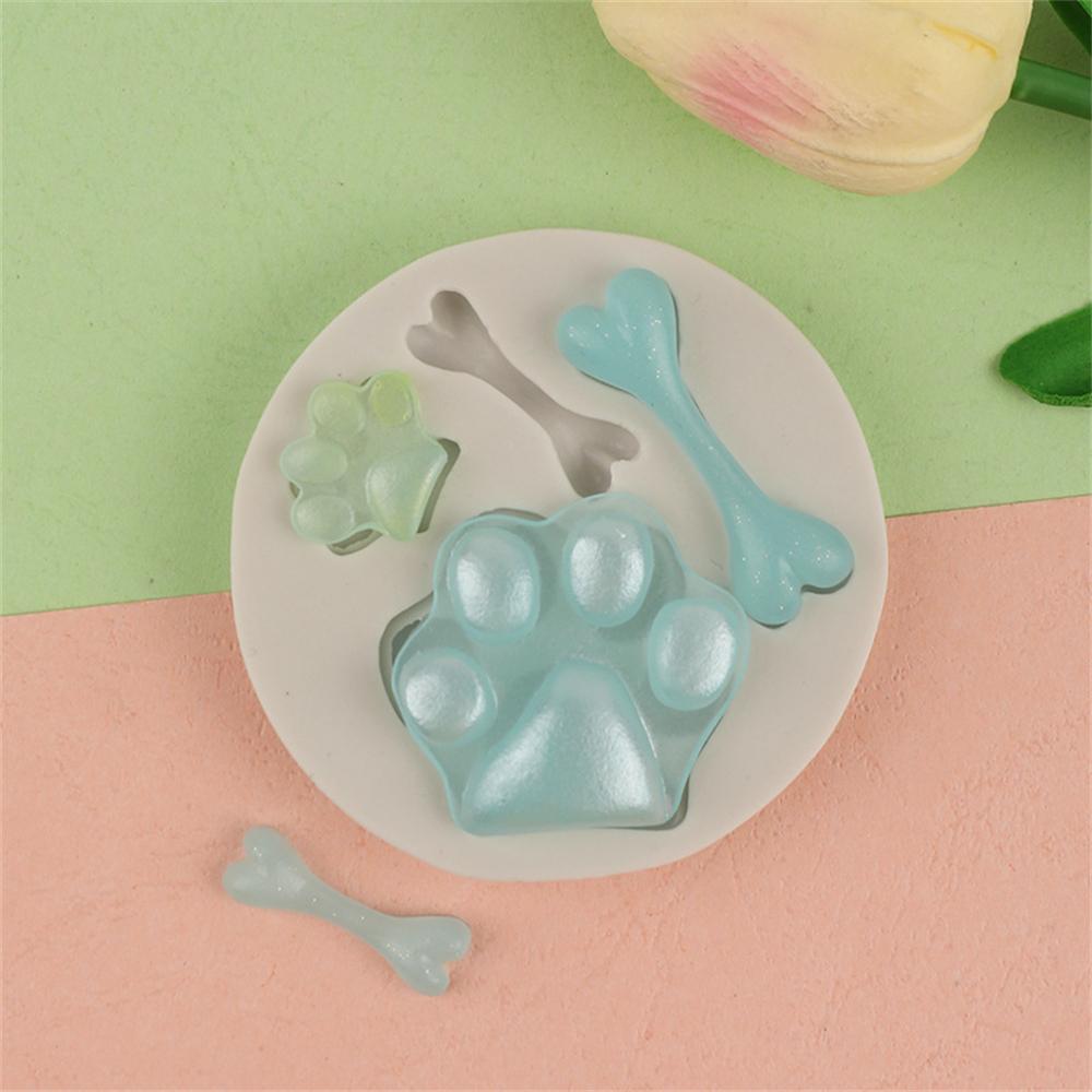 1~10PCS Baking Molds Bone Dog Paw Silicone Mold Cake Decorating Tools Cookie Cutter Pastry Accessory Kitchen Accessoriess