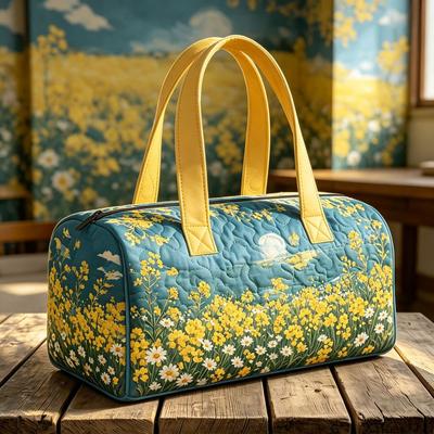 Gewatteerde Tote Bag Reishandtas Fitness Tas Strandtas 3D Boheemse Stijl Cruise Vakantie Kamperen Gemengde Kleur Vrijetijds Tote