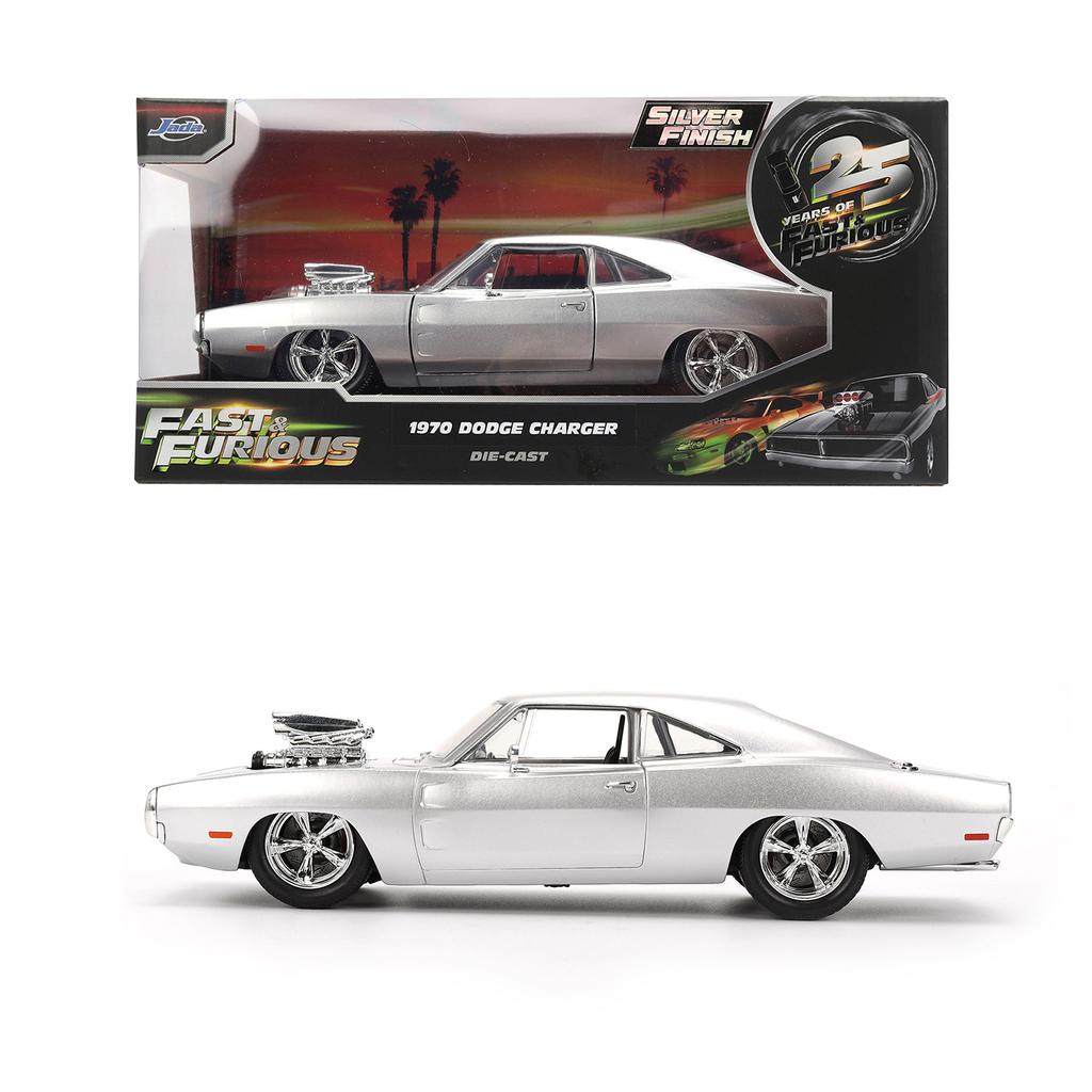 JADA 1:24 Fast & Furious 25th Anniversary Diecast Car – Metal Vehicles Collection Limited Edition