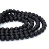 Natural Stone Gemstone Black Frosted Opal Stone Beads Natural Bead for Making Jewelry