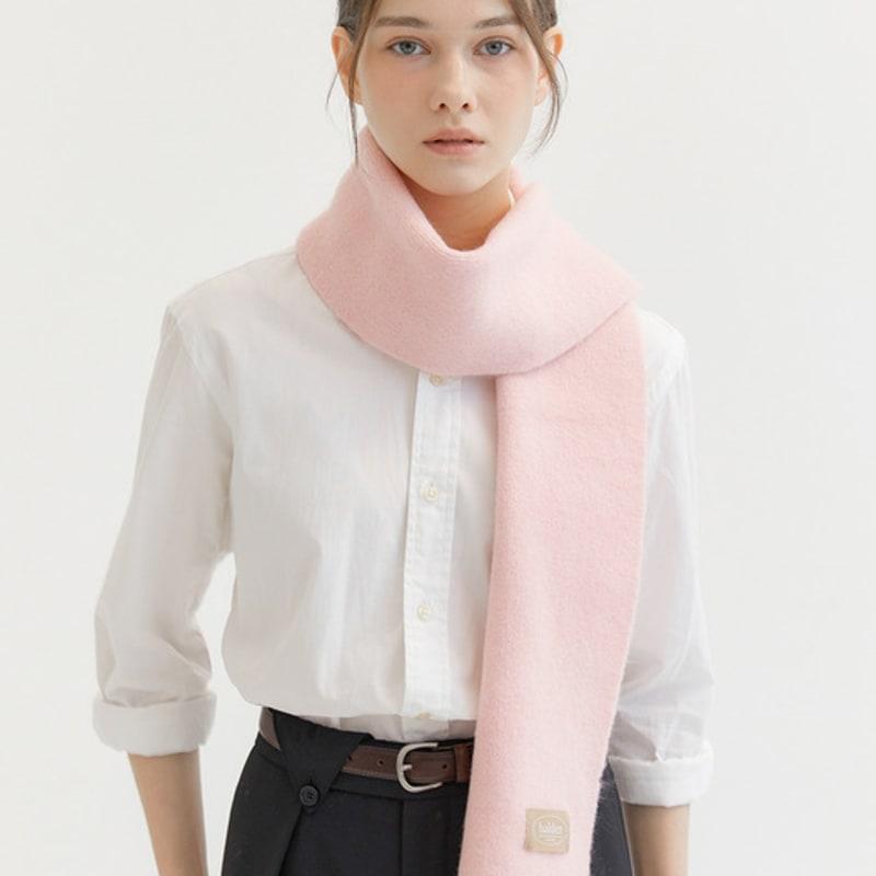 

halden knit wool muffler (M028_light pink) light pink
