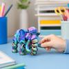 3D-gedruckte Mammutfigur, Elefanten-Ornament mit beweglichen Gelenken, Tier-Fidget-Spielzeug zur Stressbewältigung für Kinder, Dekoration für Zuhause und Büro