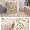 Yeni Kore Tarzı Pastoral Yastık Minder Yıkanabilir Pamuklu Patchwork Kanepe Matı Dört Mevsim Evrensel Yıkanabilir Kapitone Kanepe Örtüsü