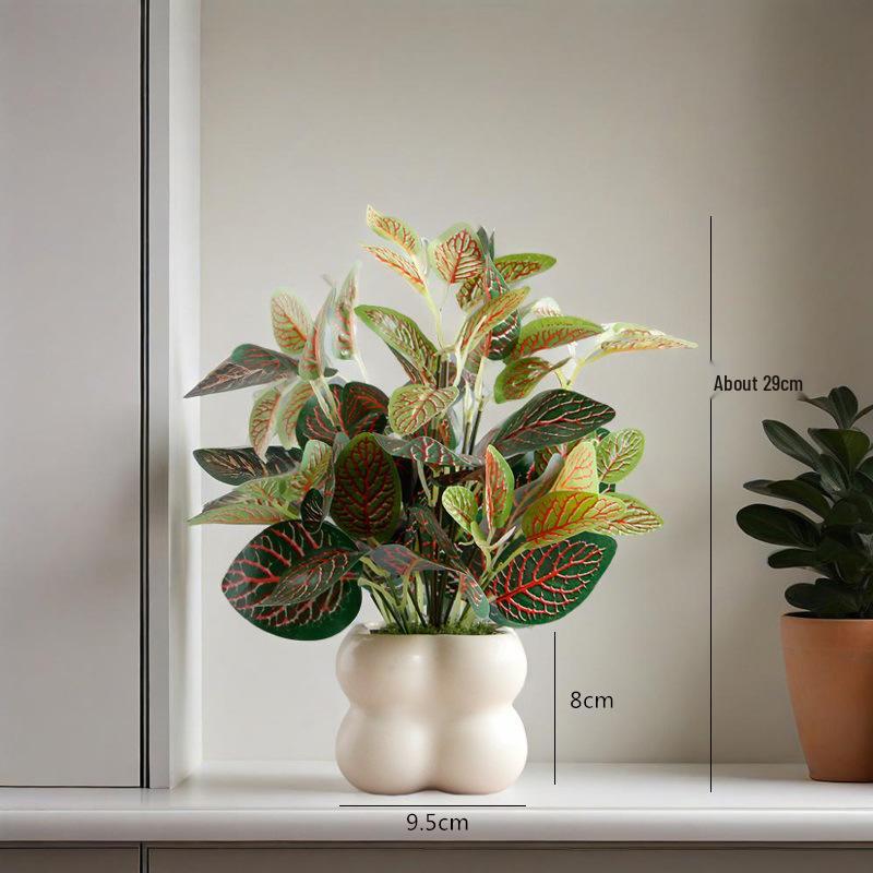 Nordic Style Artificial Potted Plants for Indoor Decor: Perfect for Living Rooms, Offices, and Desktops