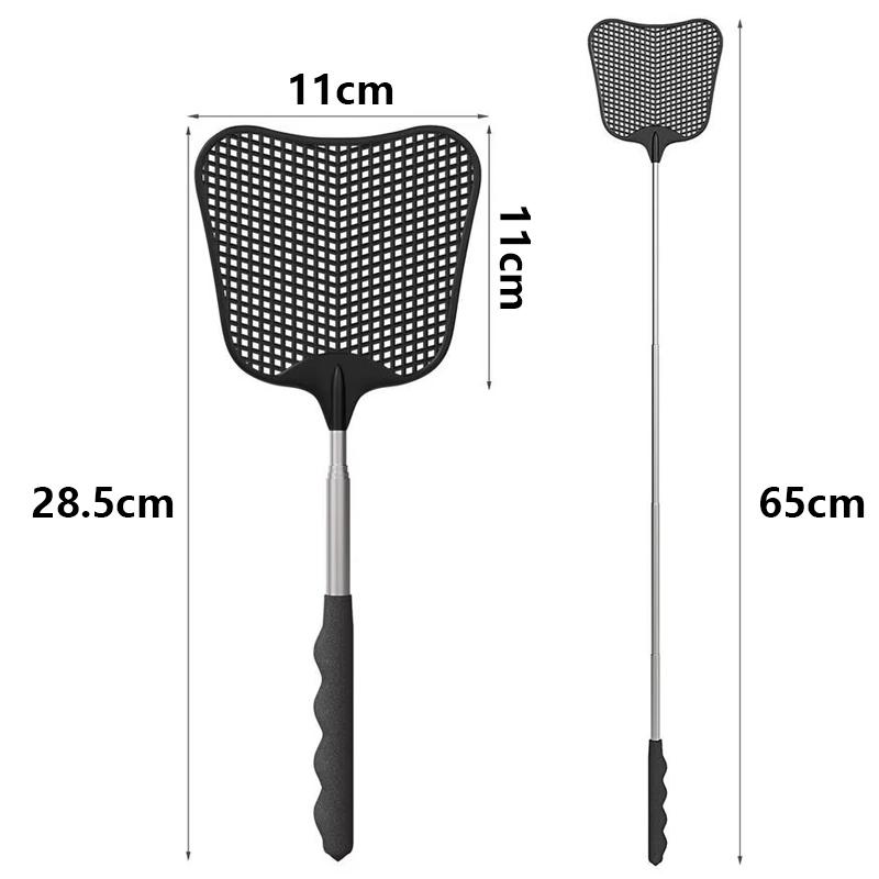 Mușcătoare Telescopice cu Mâner Lung Plastic Rezistent Mușcătoare Grele din Oțel Inoxidabil Mâner Anti-Alunecare Unelte Repelente pentru Țânțari