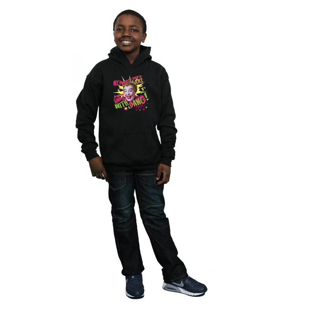 DC Comics Boys Batman TV Series Joker Bang Hoodie