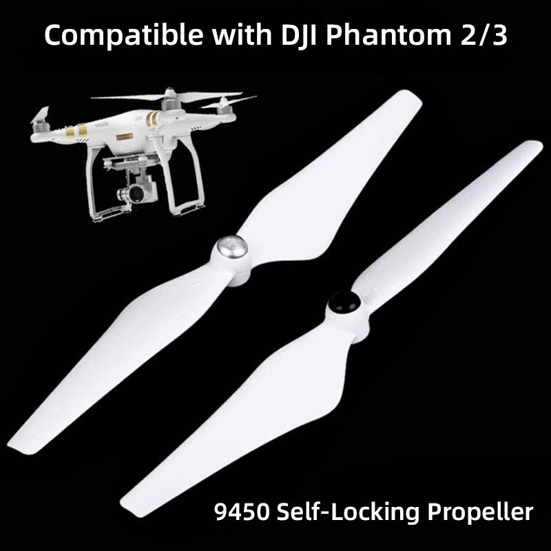Propeller 9450 Self-Locking Propeller Compatible with DJI Phantom 3/3A/3SE/3P Propeller Wings Drone Accessories