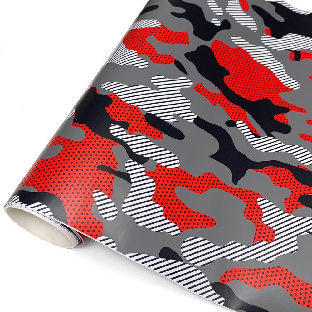 

Пленка для обтяжки автомобиля Виниловая бумага для автомобиля Камуфляжные наклейки Аксессуары Авто Мотоциклы Украшение транспортного средства Виниловая пленка для мотоциклов 20cmx150cm