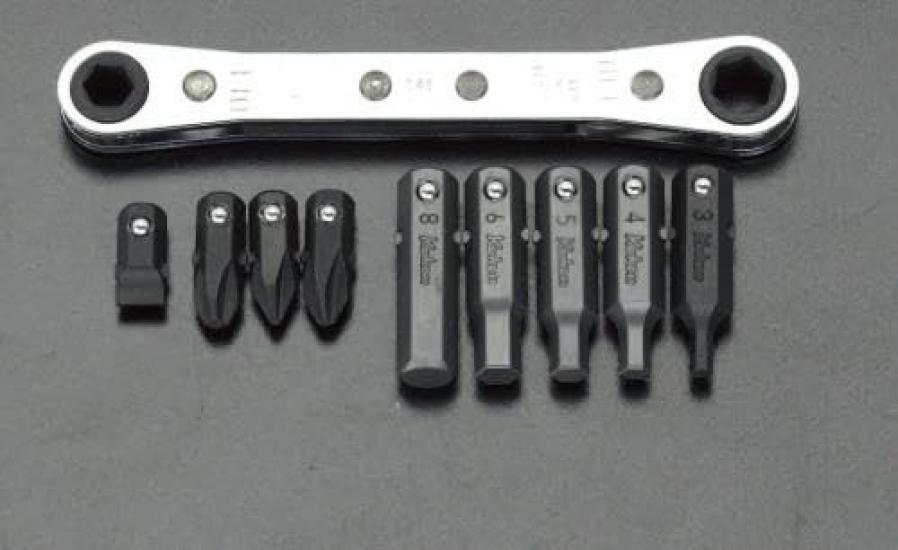 

ESCO Hex Driver Bit Set with EA550KD 1/4 Ratchet,