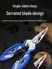 Portable Multifunctional Fishing Pliers: Stainless Steel Line Cutter, Split Ring Opener, Hook Remover