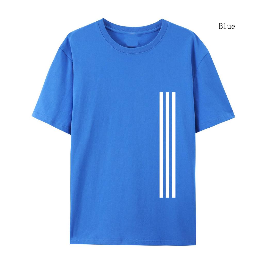 Tricou Casual de Înaltă Calitate cu Gât Rotund Imprimat din Bumbac 100% pentru Fitness, Streetwear, Vară, Oversized, cu Mânecă Scurtă, Haine din Bumbac, Topuri Streetwear Largi