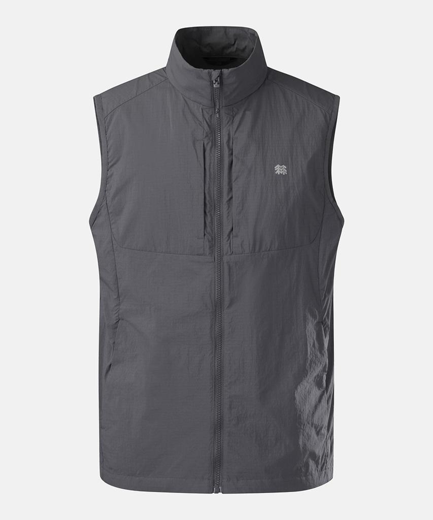 Kolon Sport Men'S Windproof Stand-Neck Vest Jwvax26311Cgy