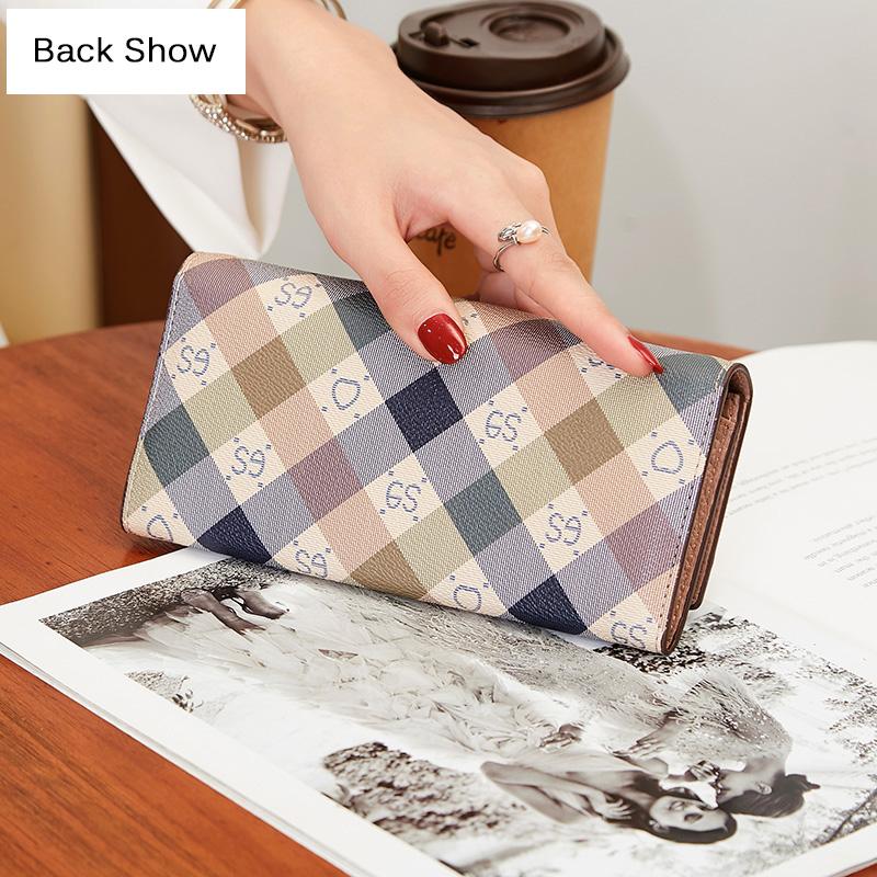 2024 кошелек из натуральной кожи со вставками — фото 3