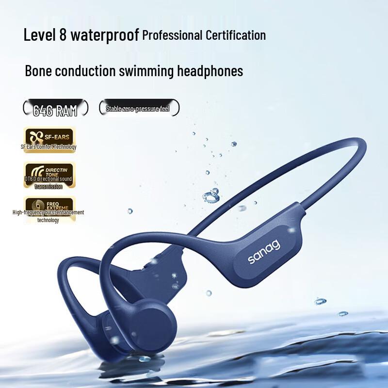 

Saina B60S ProMax Waterproof Bone Conduction Headset 64GB